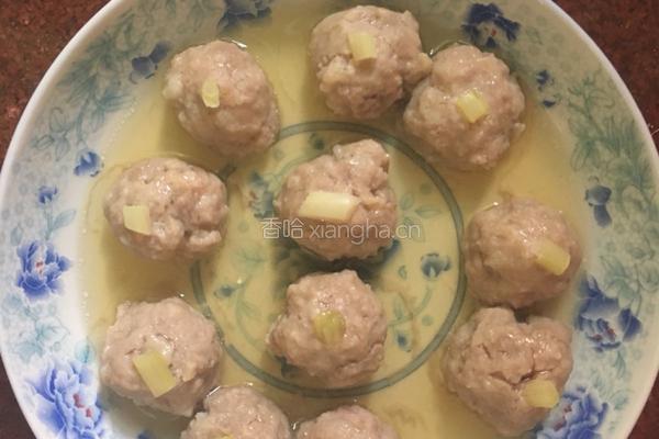 蒸肉丸的做法图解4