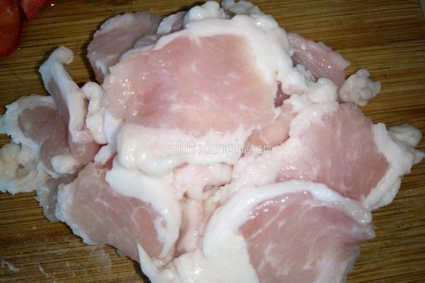 花菜炒肉的做法图解3