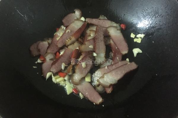 香芹炒腊肉的做法图解6