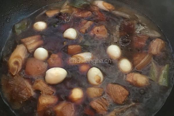 鹌鹑蛋红烧肉的做法图解13