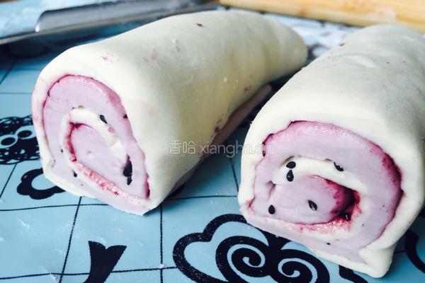 紫薯果酱卷的做法图解7
