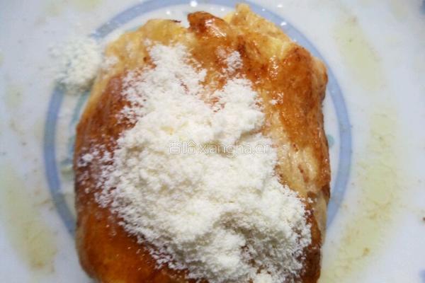 鸡蛋饼包香蕉片的做法图解5
