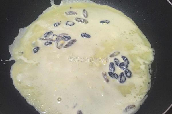 葡萄干牛奶鸡蛋饼的做法图解8