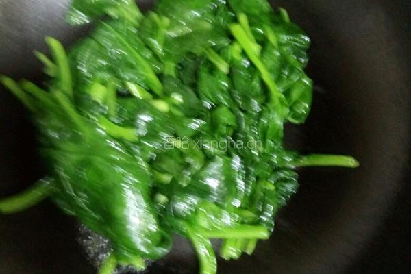 蒜泥蚝油木耳菜的做法图解6