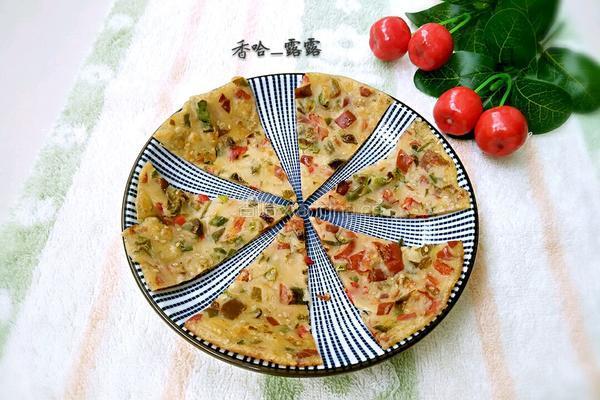 彩椒芝麻饼的做法图解9