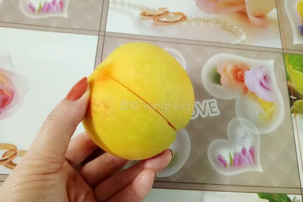 黄桃罐头的做法图解4
