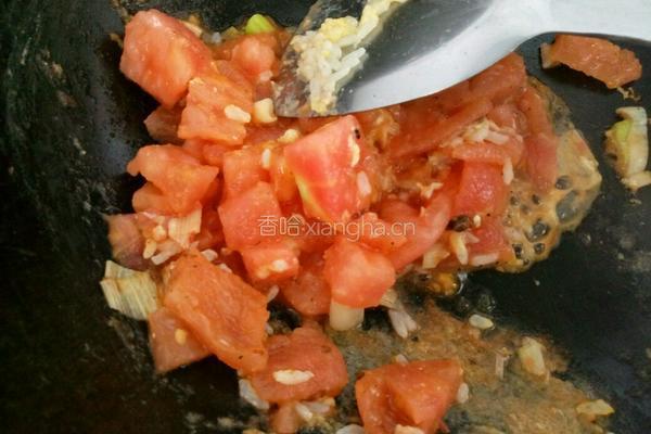 番茄蛋炒饭的做法图解5
