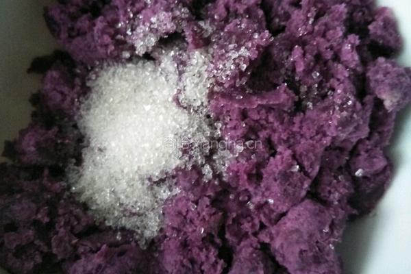紫薯西米球的做法图解4