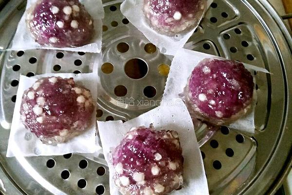 紫薯西米球的做法图解11