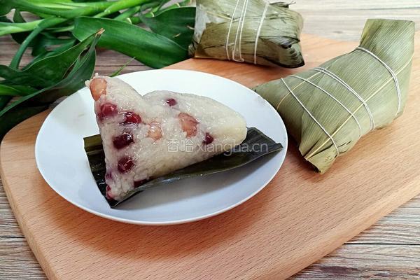 红豆花生糯米粽的做法图解12