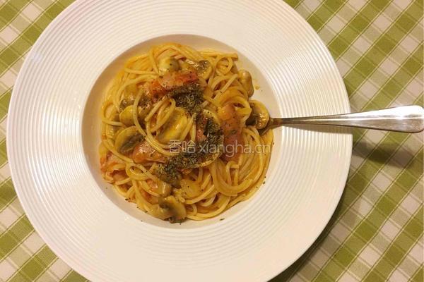 茄汁意面的做法图解11