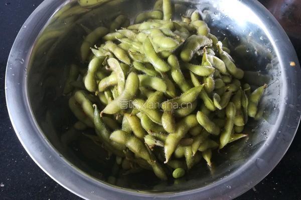 水煮毛豆的做法图解4