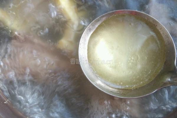鸭肉煲鲜虫草花的做法图解6