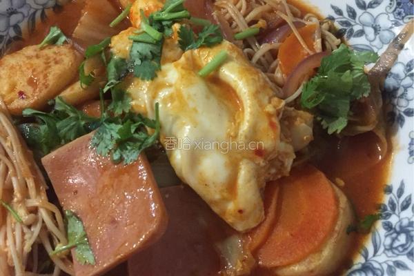 辣白菜豆腐汤