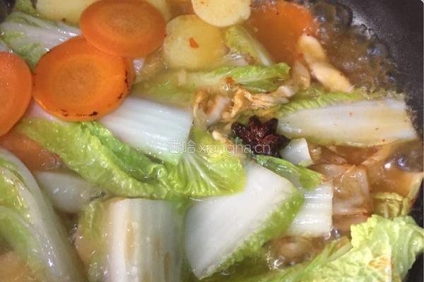 辣白菜豆腐汤的做法图解6