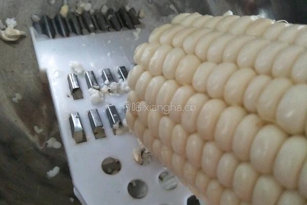 玉米浆小船的做法图解2