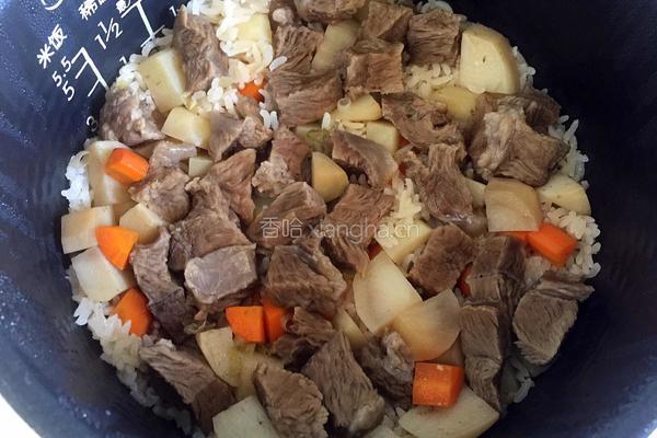 牛肉焖饭的做法图解11