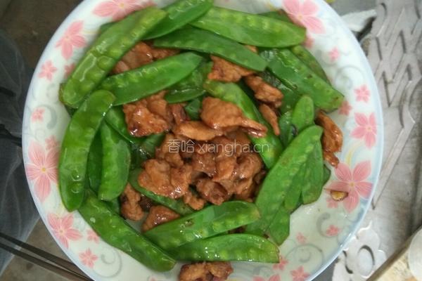 荷兰豆炒肉的做法图解9