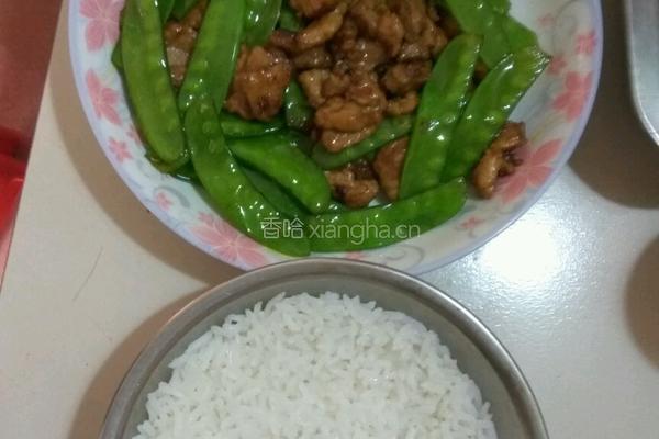 荷兰豆炒肉的做法图解10