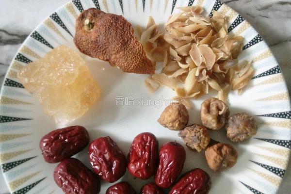 润肺止咳一四物汤的做法图解1