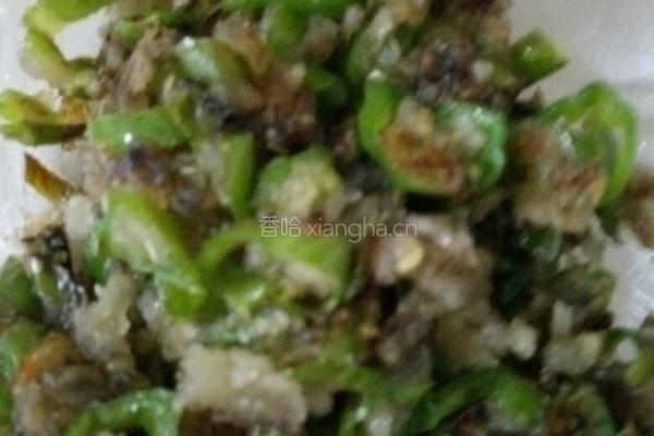 干煎青椒的做法图解4