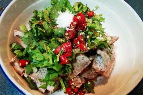 干拌猪肉切片的做法图解8