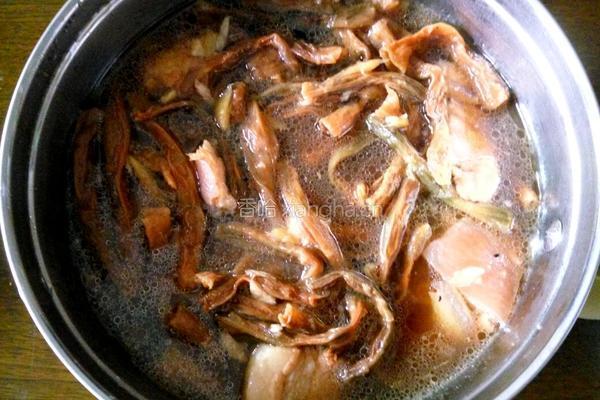 豆角干烧五花肉的做法图解9