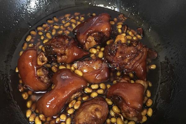 红烧黄豆猪蹄的做法图解10