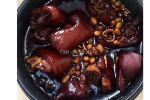 红烧黄豆猪蹄的做法图解11