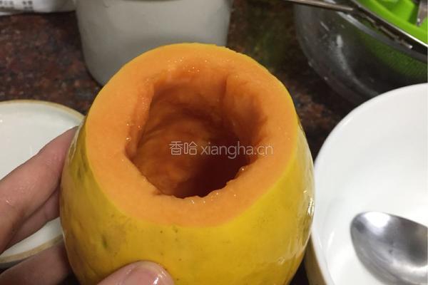 木瓜椰子冻的做法图解6