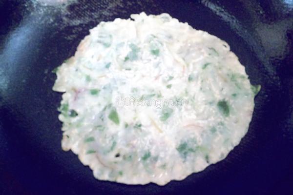 蒜汁马齿苋饼的做法图解19