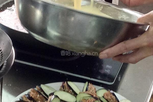 炸茄盒的做法图解5