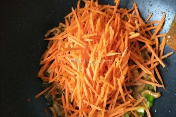 胡萝卜炒肉丝的做法图解9