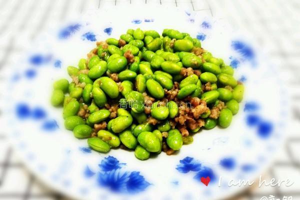 青豆肉沫 毛豆肉沫的做法图解6