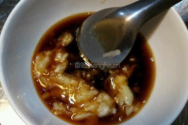 烧肉蘸蒜泥的做法图解4