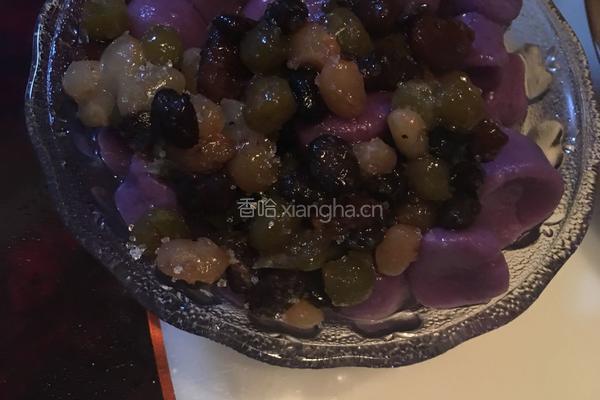 紫薯糯米芋圆的做法图解7