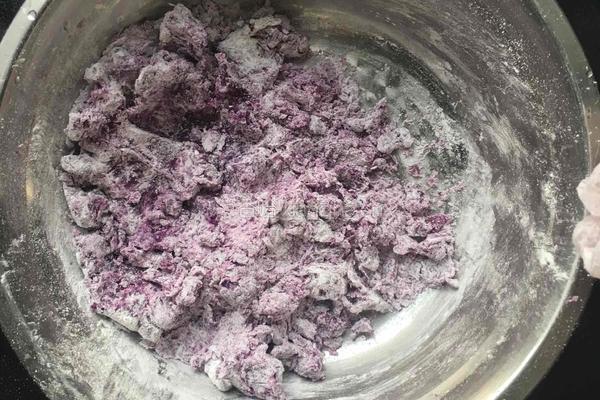 紫薯糯米芋圆的做法图解2