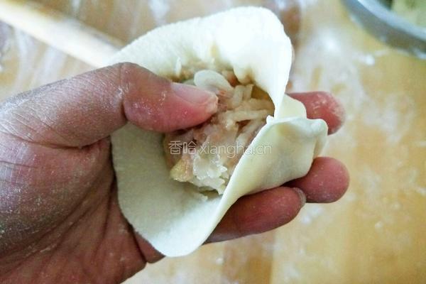 猪肉萝卜大馅蒸饺的做法图解14