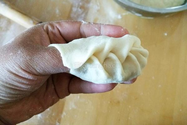 猪肉萝卜大馅蒸饺的做法图解15