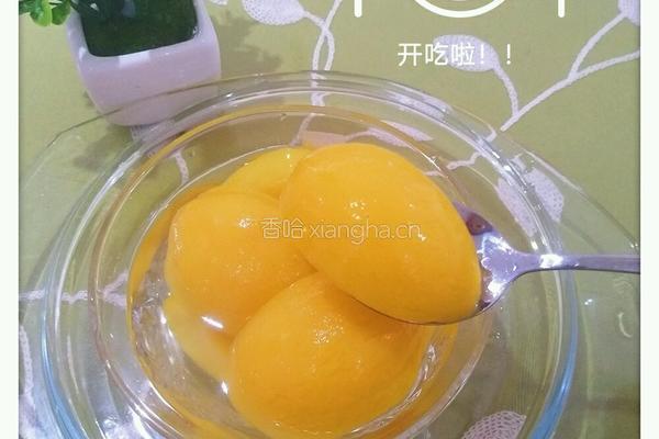 黄桃罐头的做法图解4