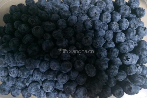 夏日解暑饮品～蓝莓汁的做法图解1