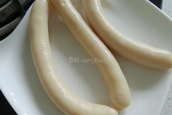 椰油煎泥肠的做法图解1