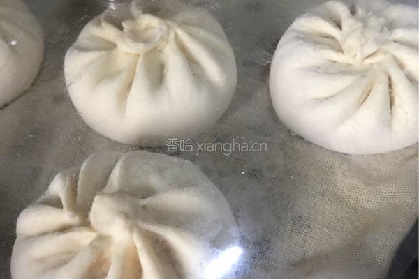 萝卜虾皮粉丝包子的做法图解11