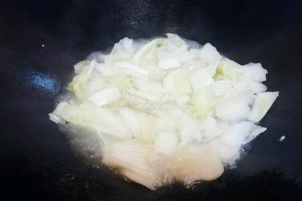 鸡汁白菜的做法图解4