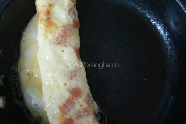 火腿鸡蛋卷的做法图解6