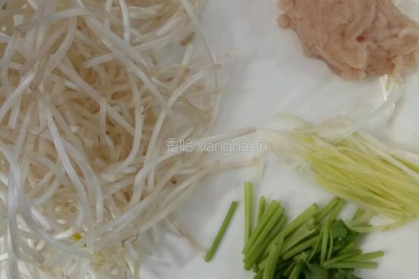 鸡丝烹掐菜的做法图解1