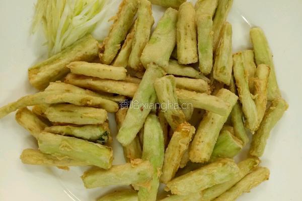 炸烹茄条的做法图解5