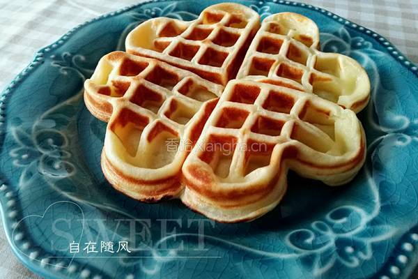 椰香华夫饼的做法图解10