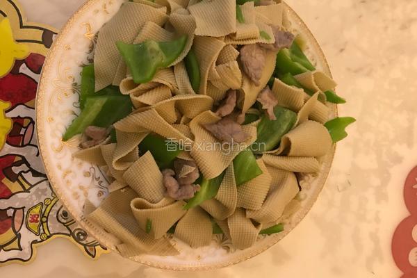 尖椒豆皮的做法图解8