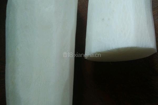 萝卜鱼丸汤的做法图解1